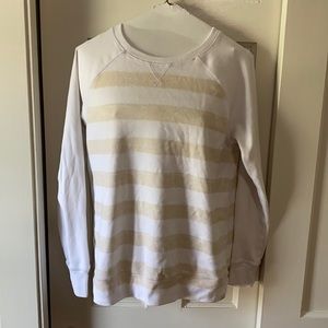 Medium striped Eddie Bauer, long sleeve